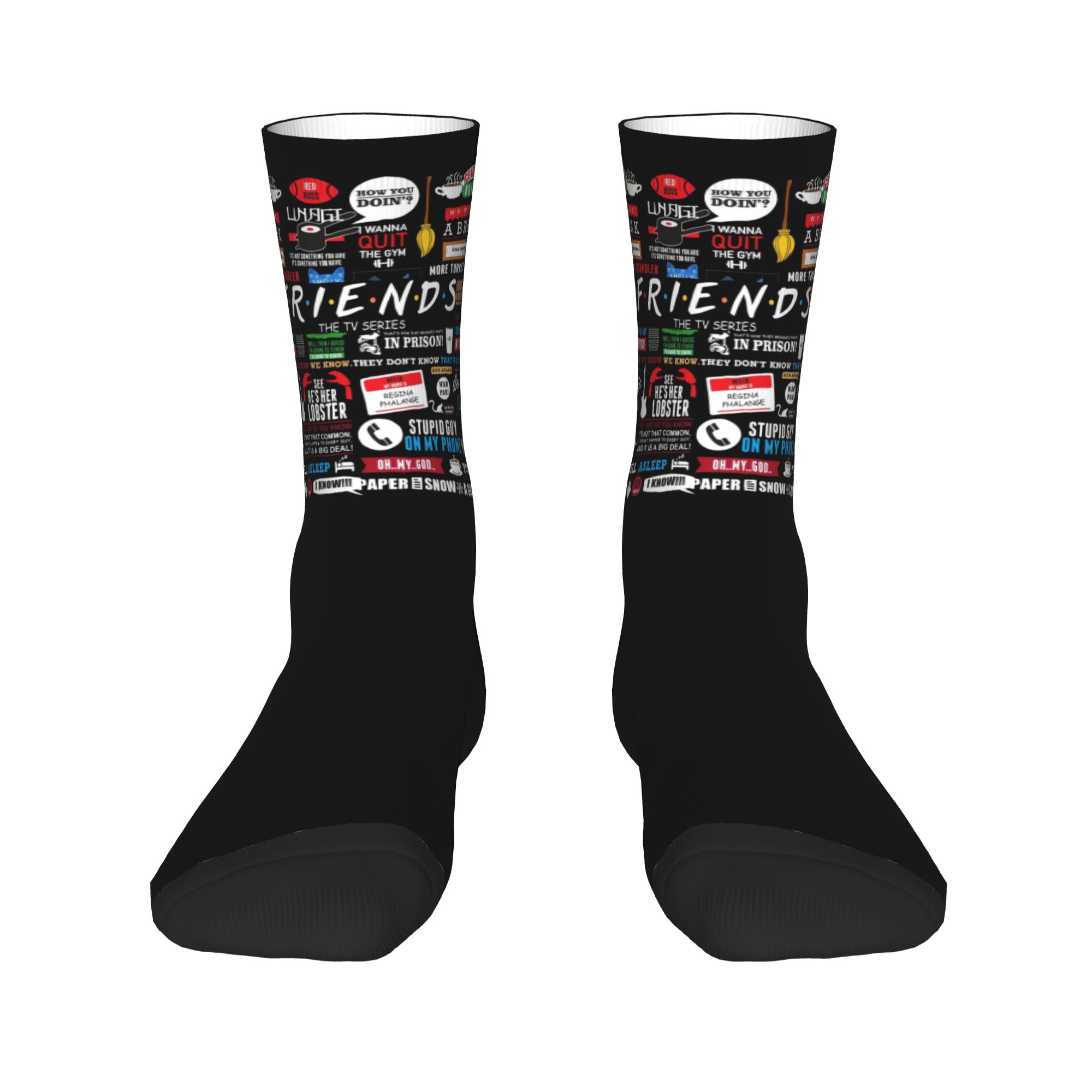 Custom Cute Funny TV Show Frie - No Show Sock Women recensie en prijs