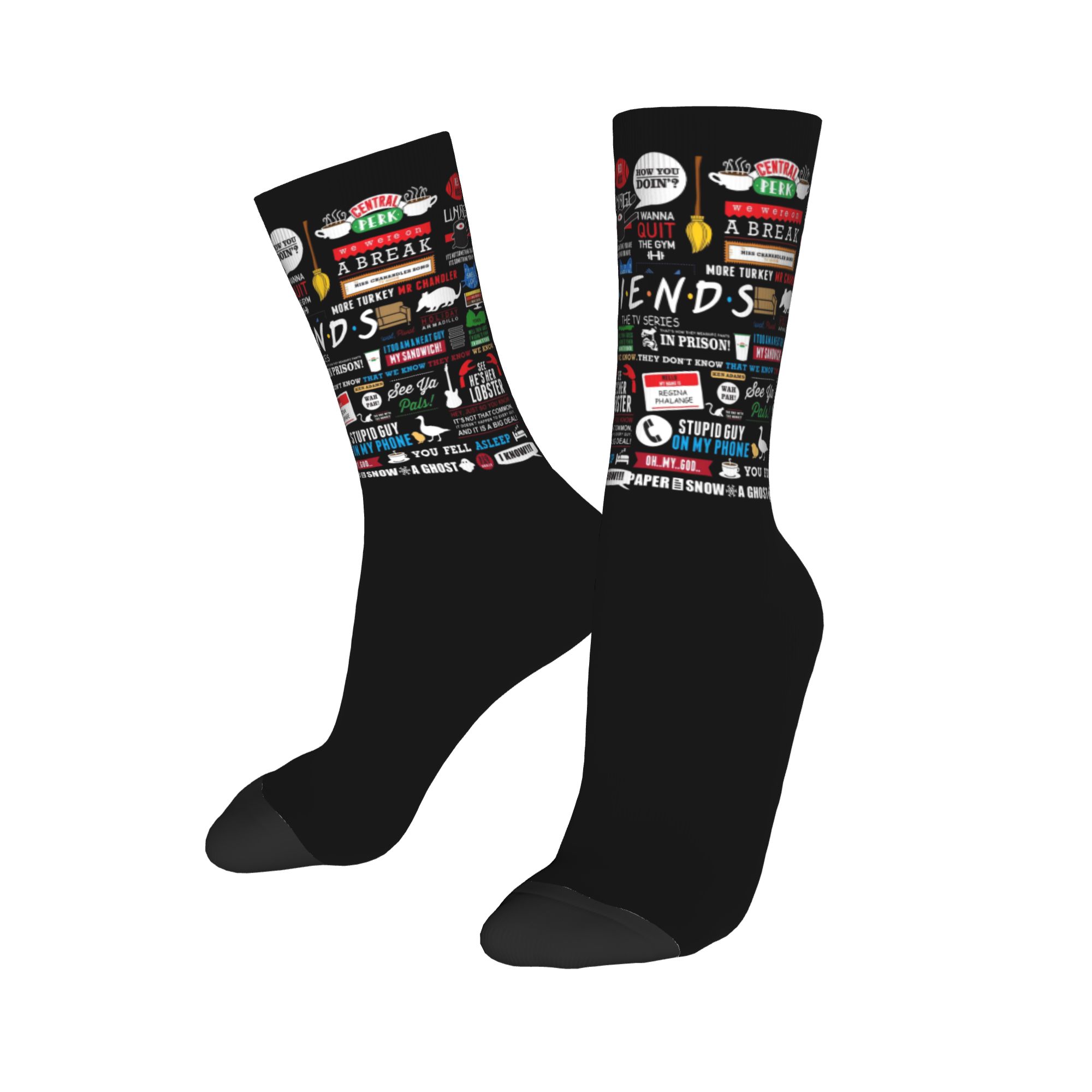 Custom Cute Funny TV Show Frie - No Show Sock Women recensie en prijs