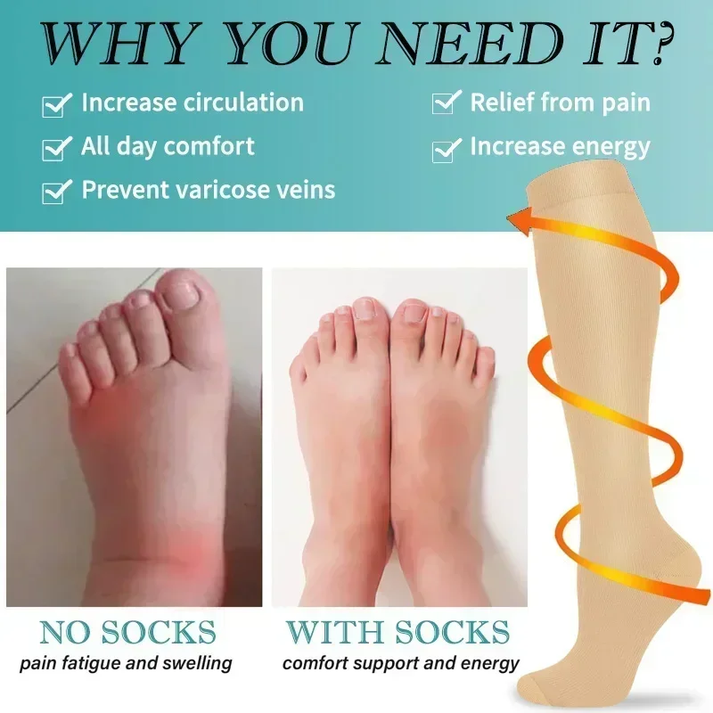 1 Pair Women's & Men's Compres - Compression Sleeve Calf recensie en prijs