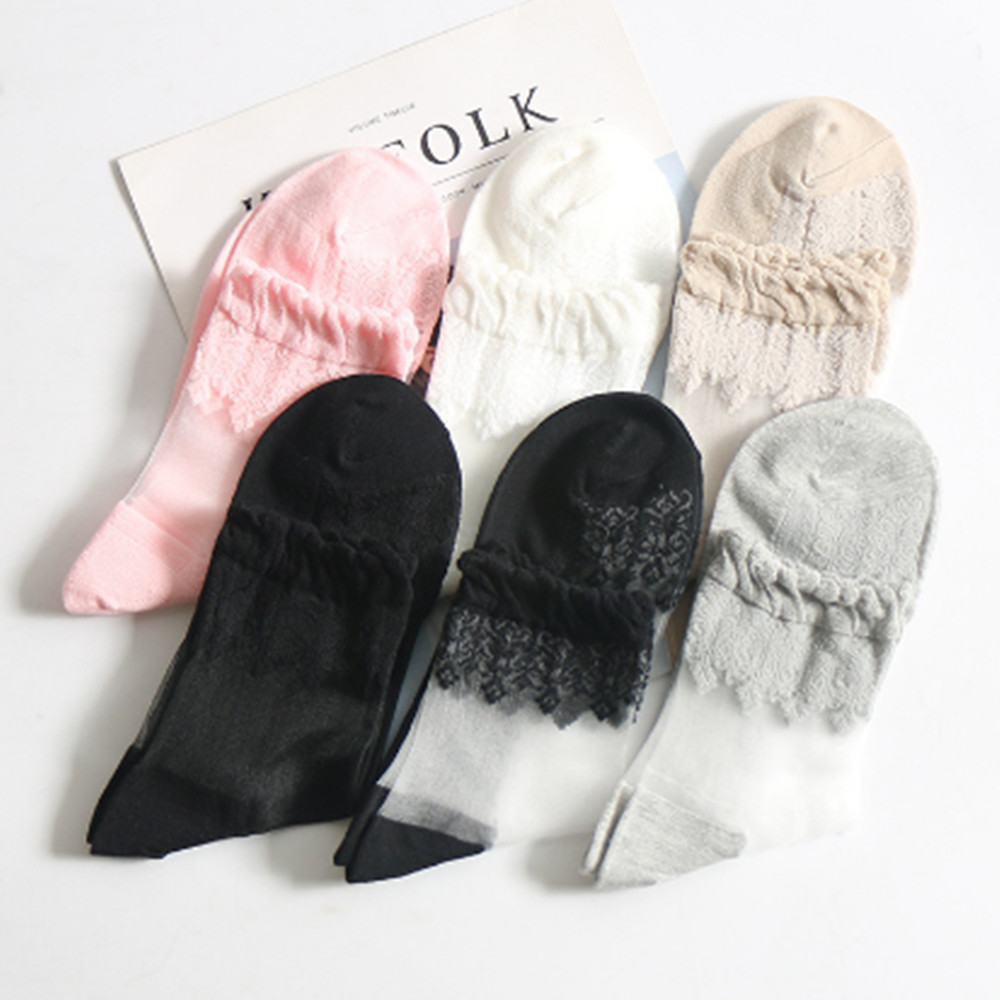 Woman Lace short sock thin soc - Invisibility Sock Loafer recensie en prijs