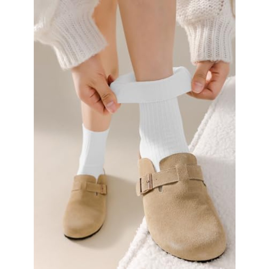 DOKUTOKU Womens Crew Socks Siz - Cotton Crew Sock Pack recensie en prijs