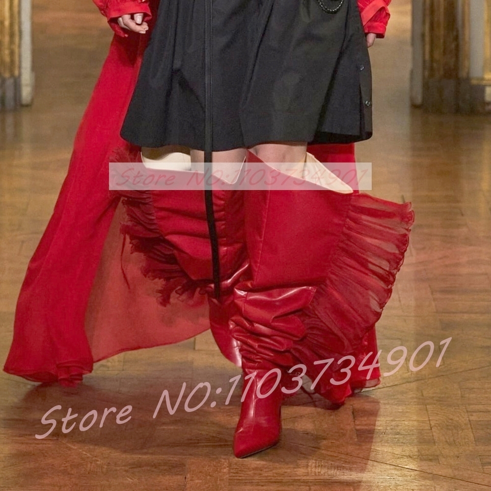 Ruffles Tulle Slouchy Sock Sty - Boot Sock Slouchy recensie en prijs