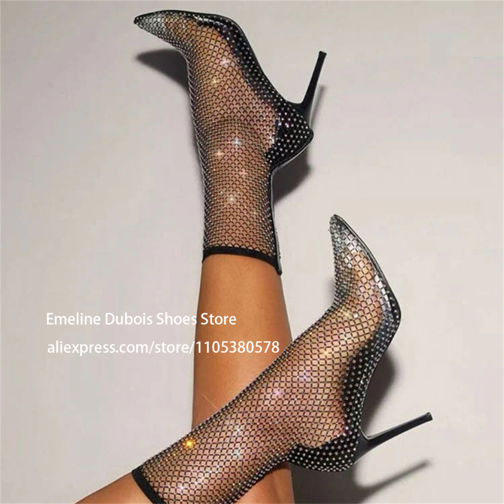Rhinestones Fishnet Stocking S - Fishnet Stocking Women recensie en prijs