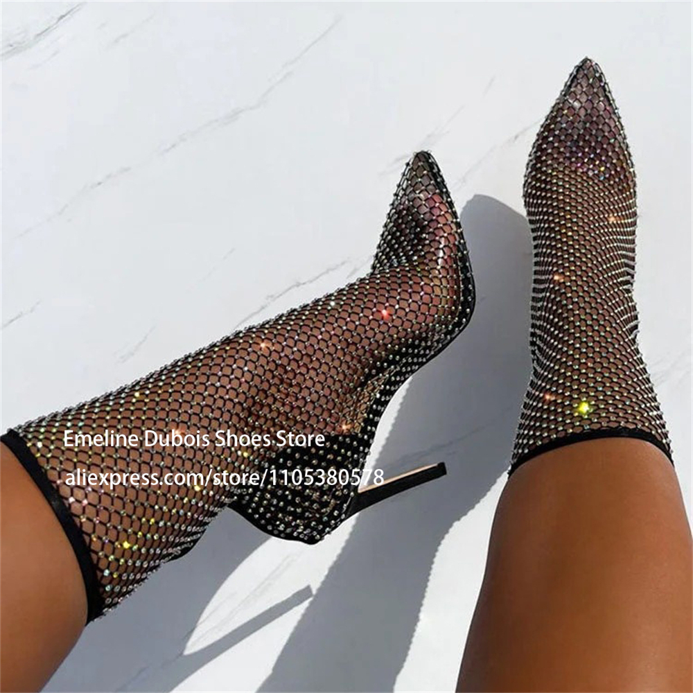 Rhinestones Fishnet Stocking S - Fishnet Stocking Women recensie en prijs
