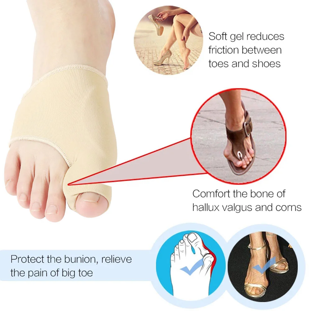 2Pcs Toe Separator Hallux Valg - Ankle Brace Sock recensie en prijs